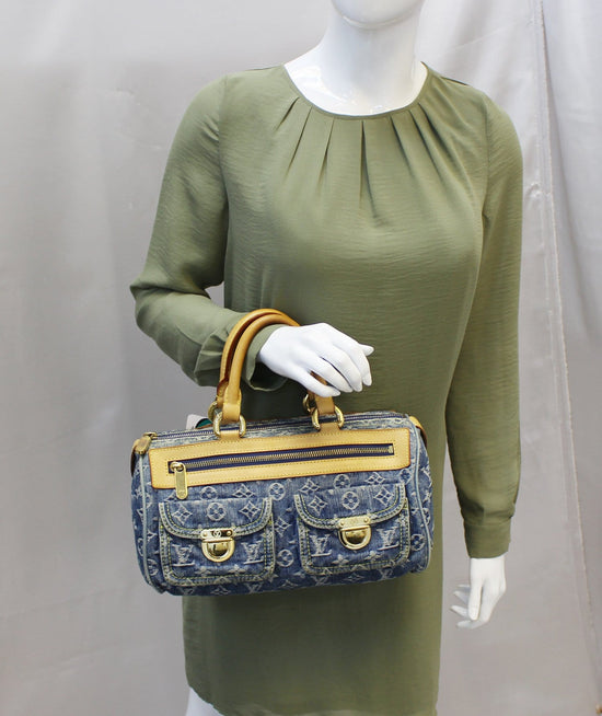 Louis Vuitton Vintage - Monogram Denim Neo Speedy Bag - Denim - Leather  Handbag - Luxury High Quality - Avvenice