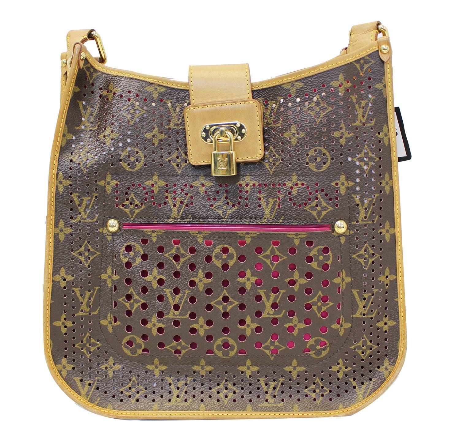 Louis Vuitton Fuchsia Monogram Perforated Musette Bag