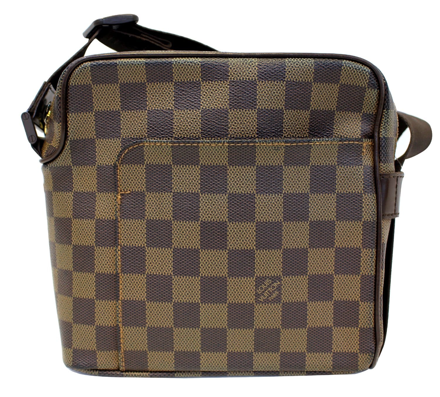 Louis Vuitton Olav Brown Canvas Shoulder Bag (Pre-Owned)