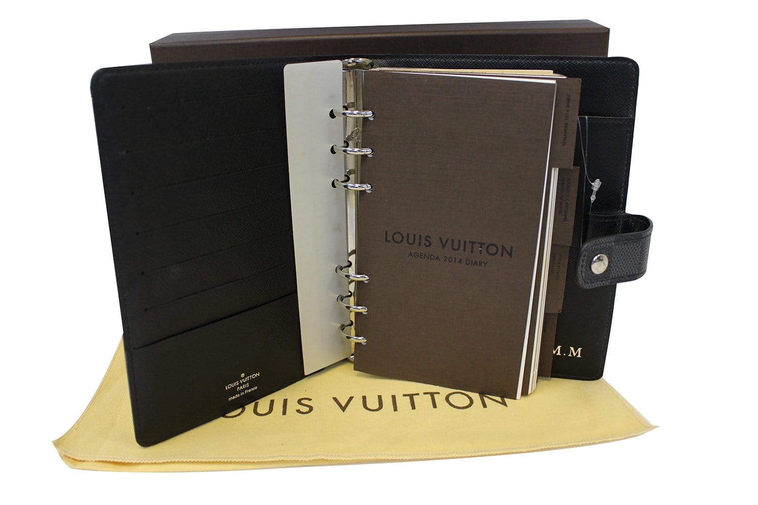 LOUIS VUITTON Damier Graphite Agenda MM Day Planner Cover