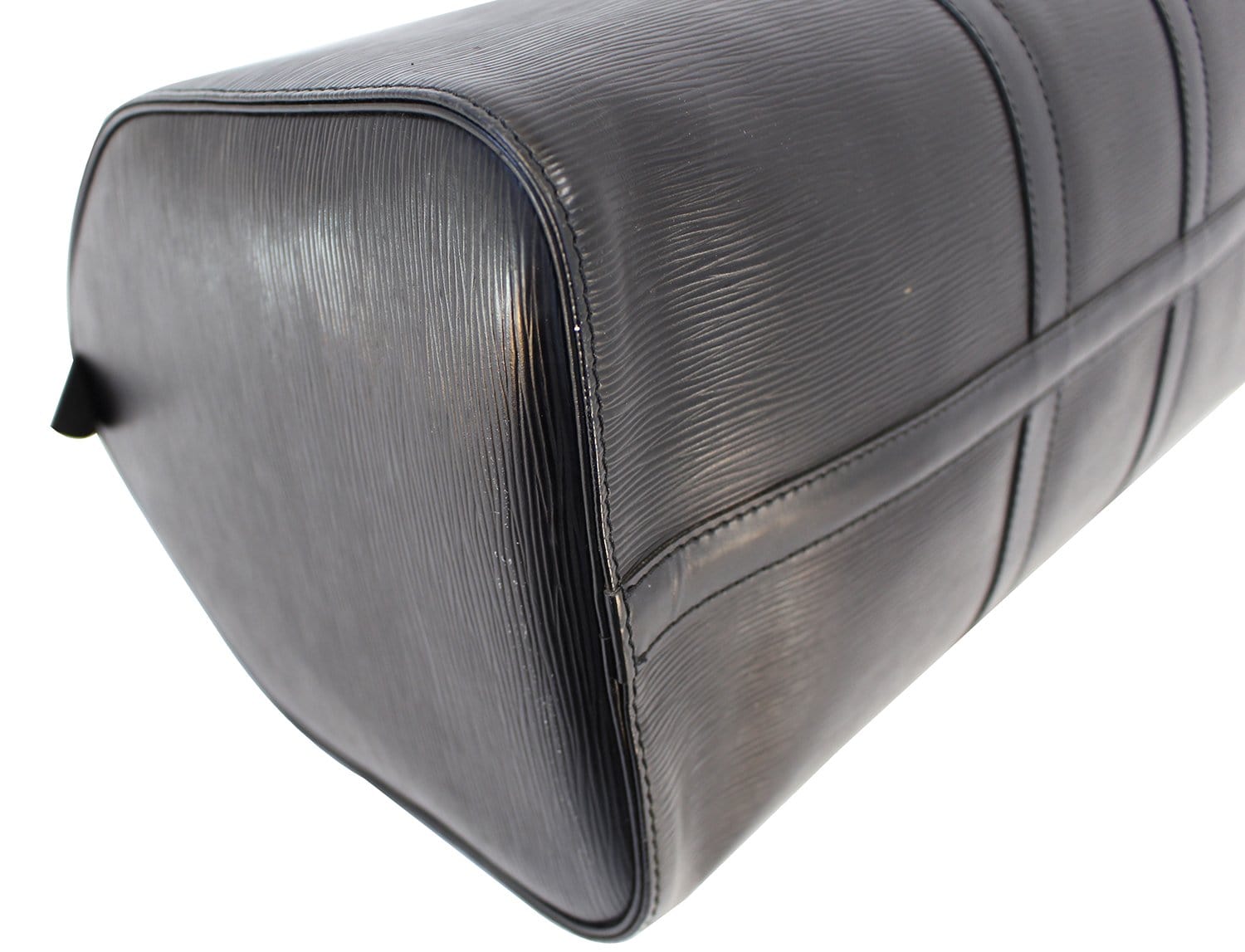 Authentic LOUIS VUITTON Epi Leather Black Keepall 45 Boston Bag E3286