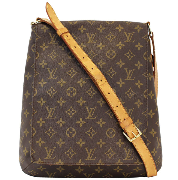 Authentic LOUIS VUITTON Musette Salsa GM Monogram Crossbody Shoulder B