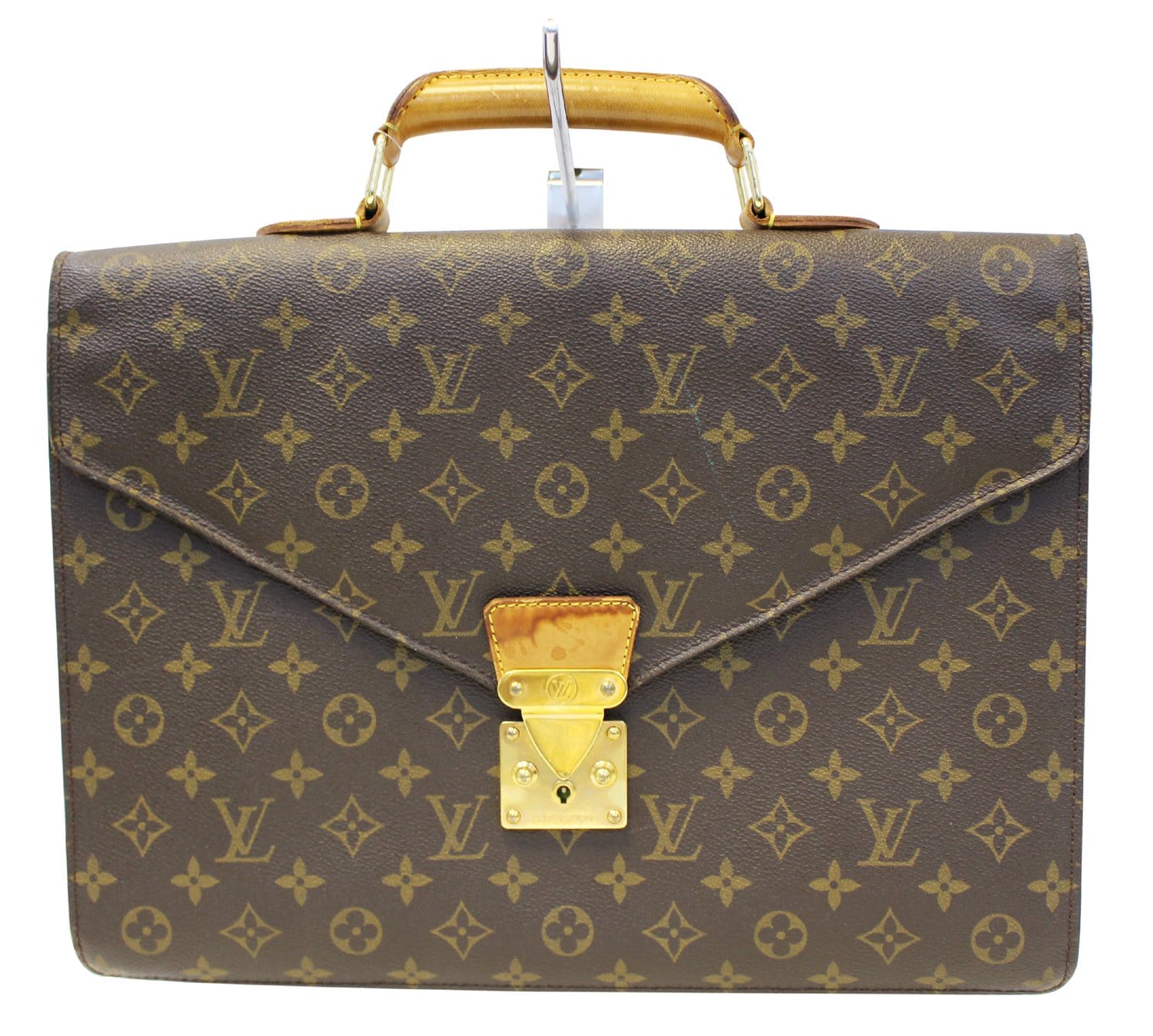 LOUIS VUITTON France Professor Doctor Attorney Monogram Briefcase Bag  Customized