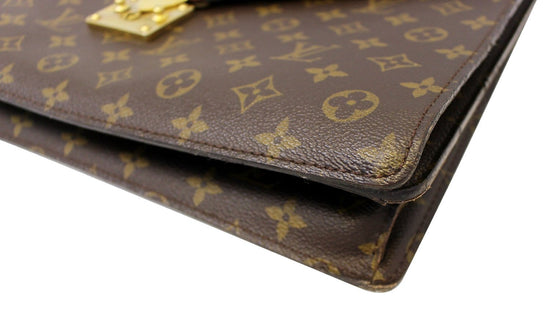 Date Code & Stamp] Louis Vuitton Serviette Conseiller Briefcase Monogram  Canvas