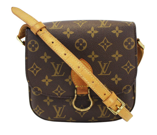 Sold at Auction: Authentic LOUIS VUITTON Monogram Saint Cloud MM Shoulder  Bag LV