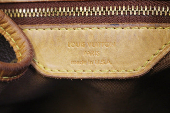 Used Brown Louis Vuitton Authentic Monogram Batignolles Shoulder Bag Model  Number M51156 Houston,TX