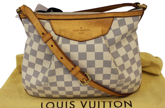 LOUIS VUITTON Damier Azur Siracusa PM Shoulder Handbag - 20% Off