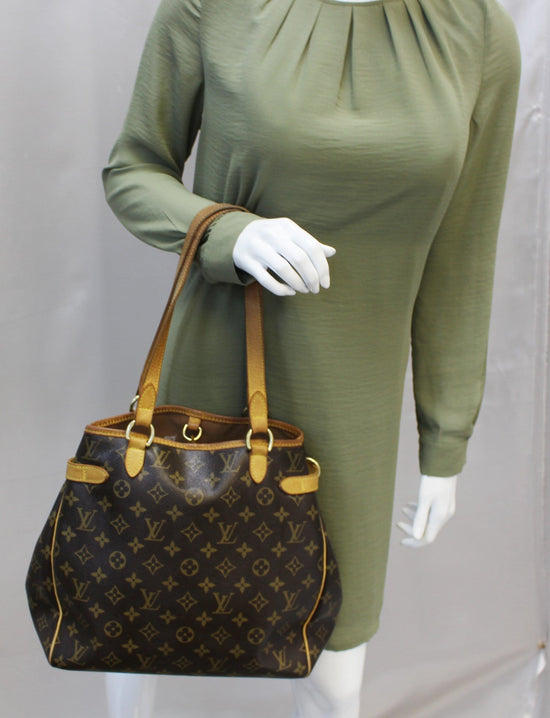 Louis Vuitton // Brown Monogram Batignolles Vertical Bag – VSP Consignment