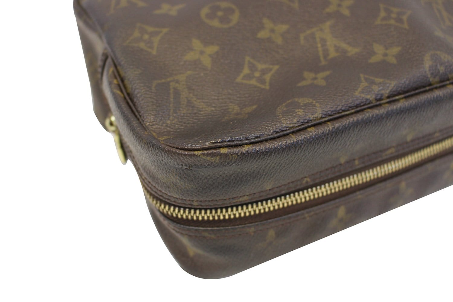 LOUIS VUITTON Monogram Canvas Trousse Toilette 28 Clutch