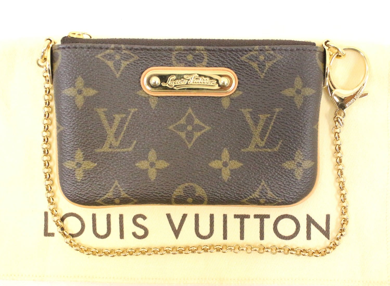 LOUIS VUITTON Monogram Canvas Pochette Milla PM Pouch | Dallas Designer Handbags
