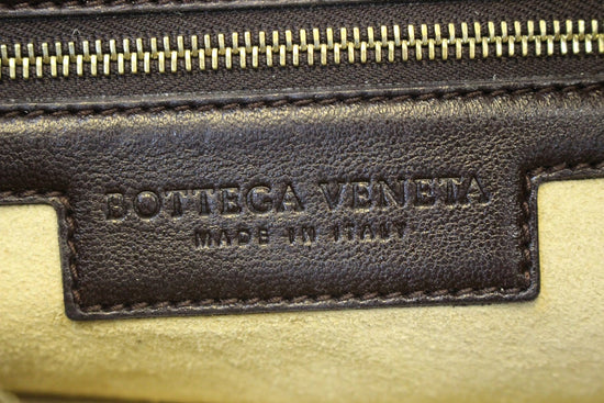 BOTTEGA VENETA Espresso Intrecciato Nappa Medium Veneta Hobo Bag - Sal