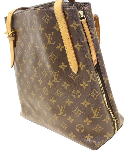 Louis Vuitton Voltaire Handbag Monogram Canvas Brown