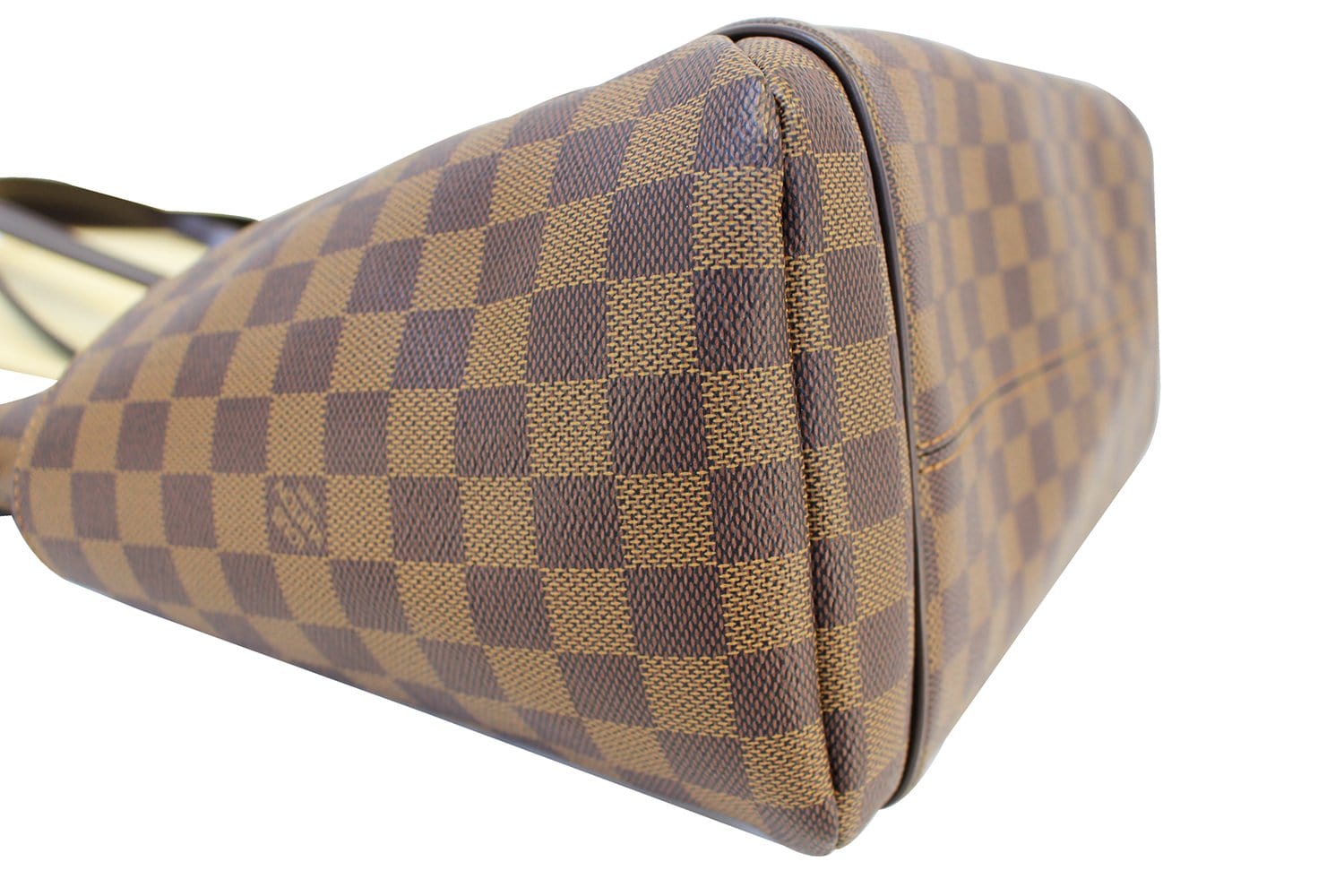 Authentic LOUIS VUITTON Damier Ebene Brown Totally MM Shoulder Bag E33