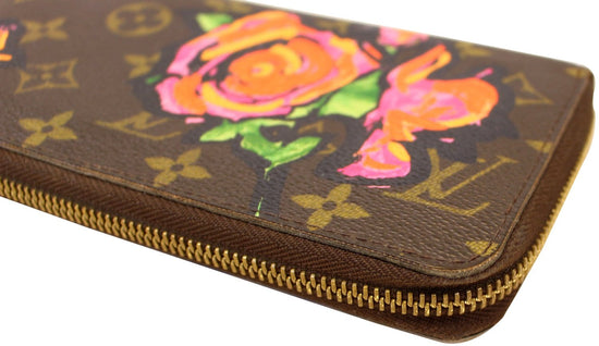 Limited Edition Louis Vuitton x Stephen Sprouse Roses Wallet in brown –  Fancy Lux