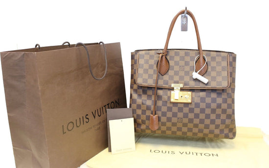 Louis Vuitton Damier Ebene Ascot Handbag