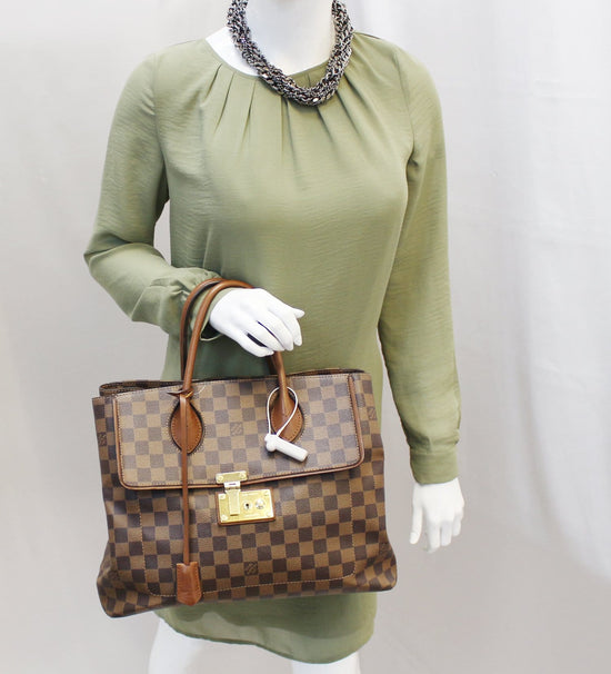 Louis Vuitton Damier Ebene Ascot Handbag