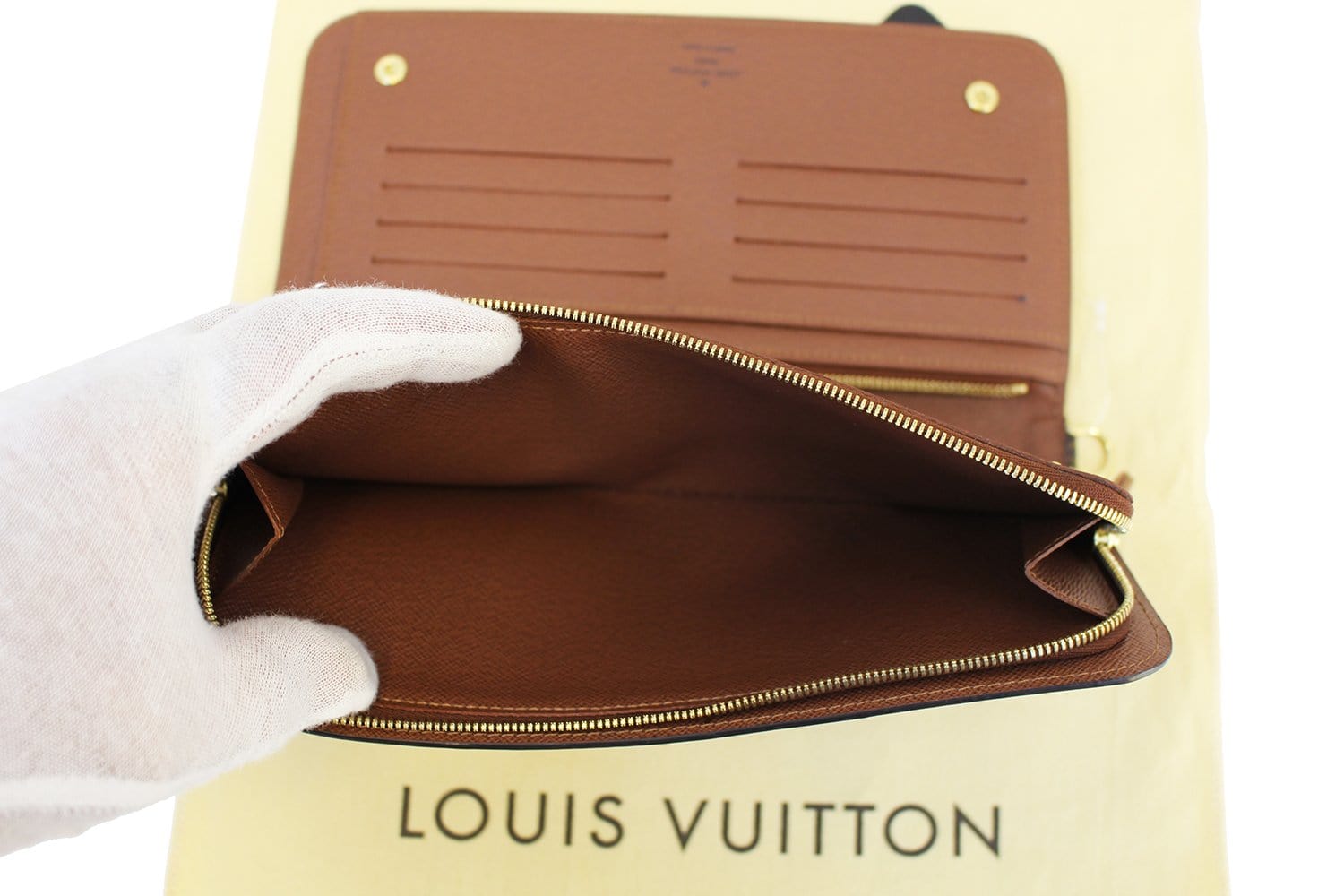 Authentic LOUIS VUITTON Monogram Canvas Insolite Organizer Wallet E333