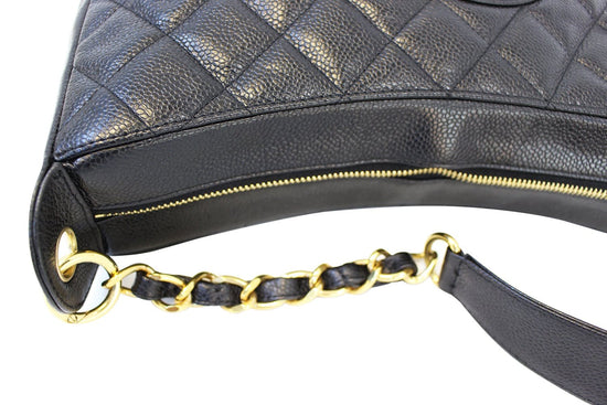 Chanel Shoulder Bag - CHANEL Sac Divers Caviar Large Handbag