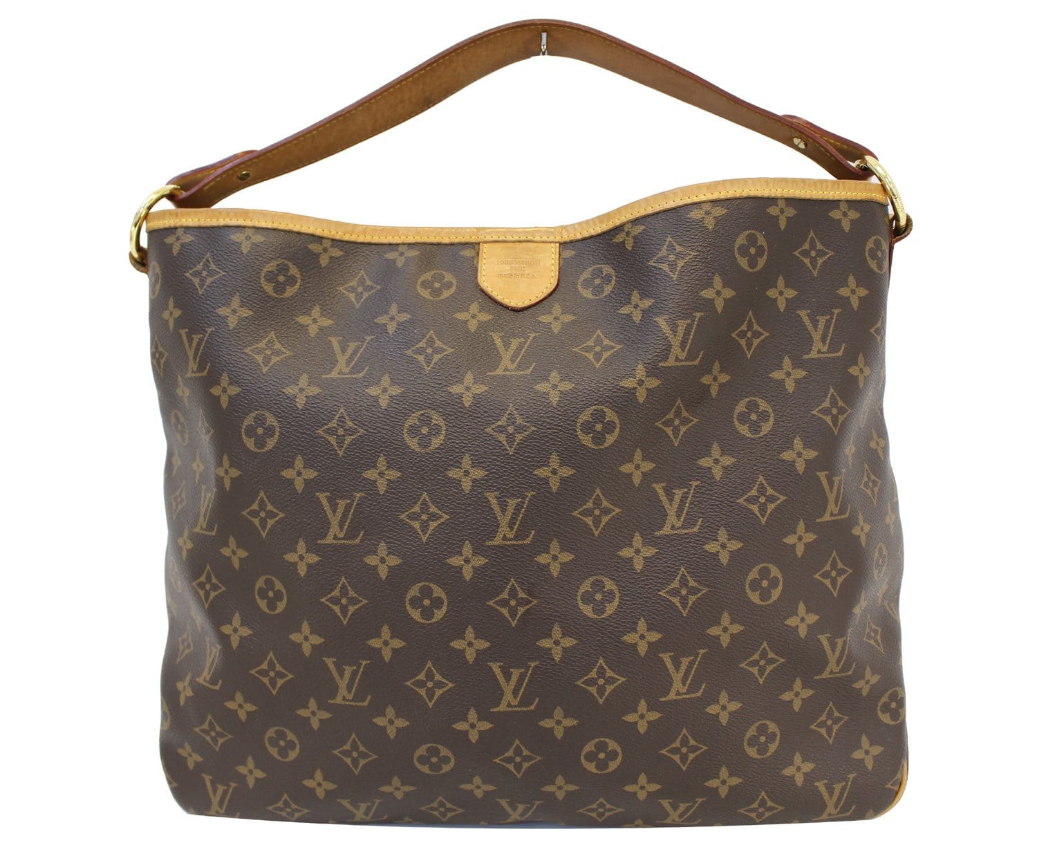 Louis Vuitton - Authenticated Delightful Handbag - Leather Brown for Women, Very Good Condition