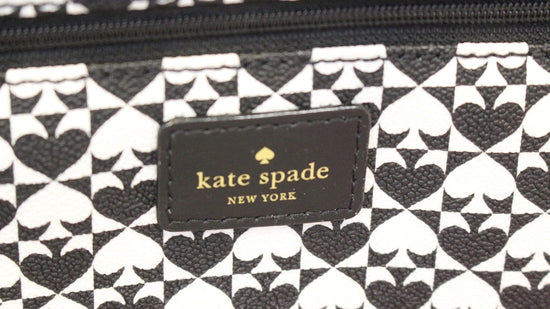 KATE SPADE Penn Place Black/White Tote Shoulder Bag