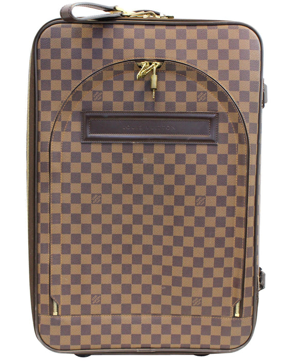 Authentic LOUIS VUITTON Pegase 55 Damier Ebene Travel Rolling Suitcase  #50722