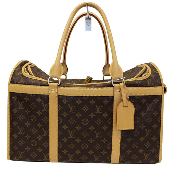 Louis Vuitton Monogram Sac Chien 50 Dog Carrier Pet Bag 41lk518s