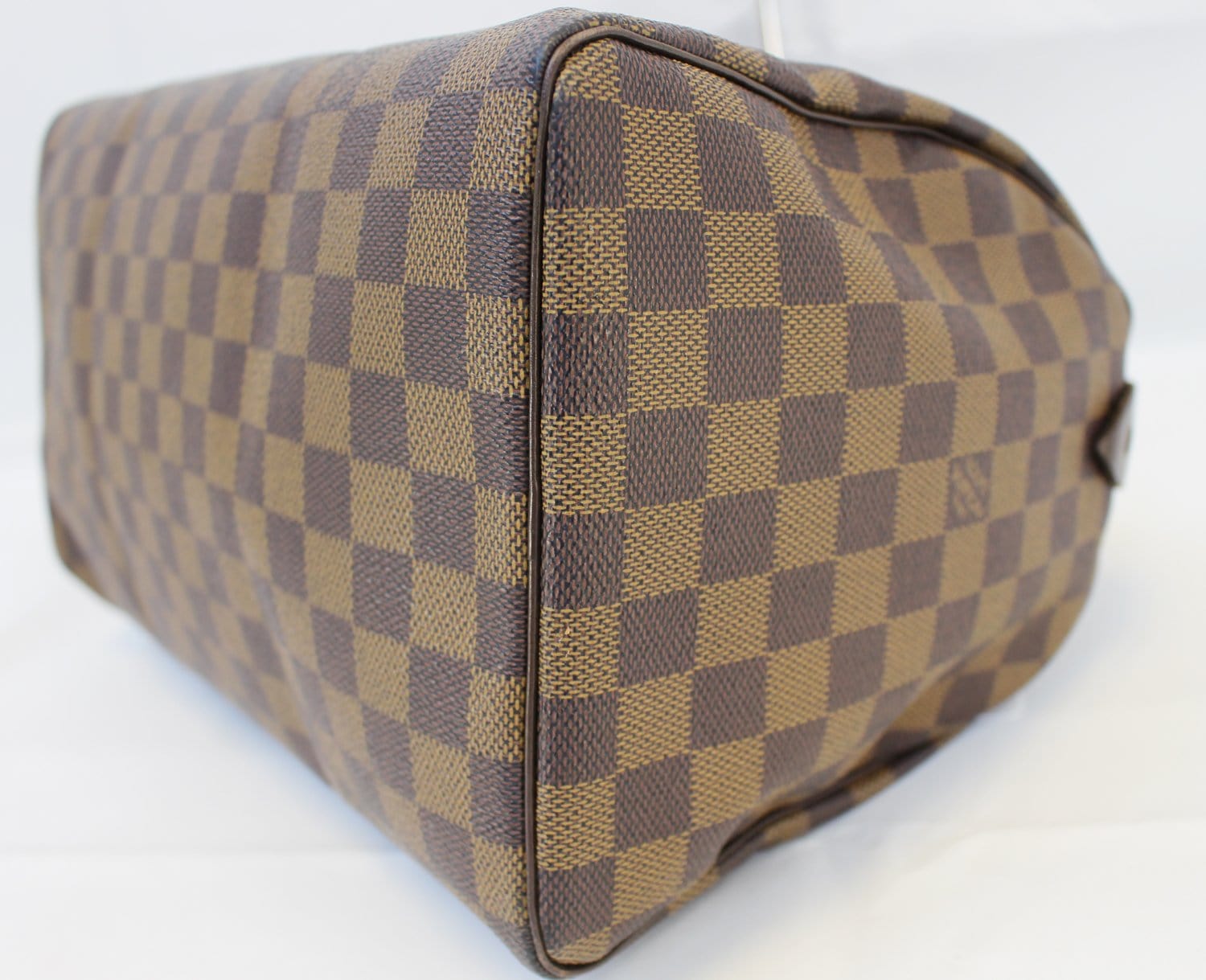 Authentic LOUIS VUITTON Damier Ebene Speedy 30 Satchel Bag TT1514