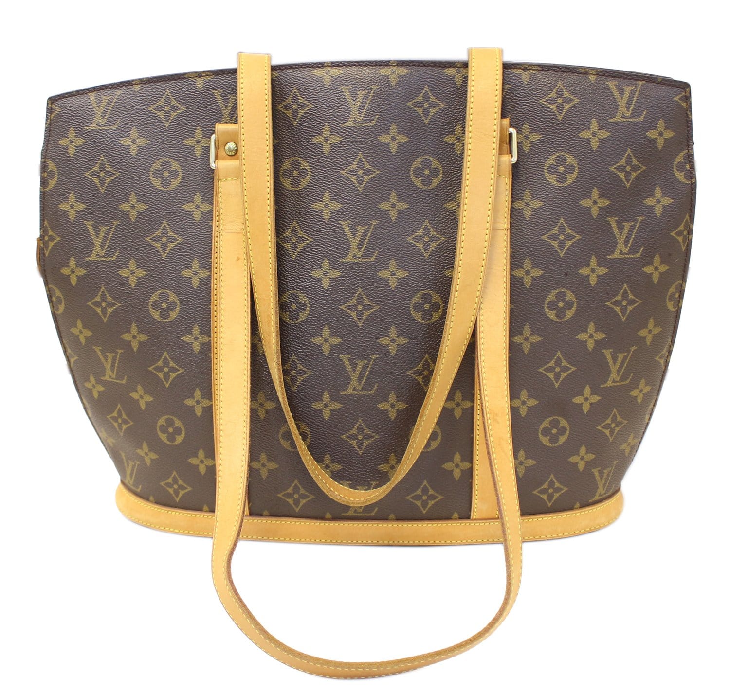 Louis Vuitton Babylone Brown Canvas Shoulder Bag (Pre-Owned)