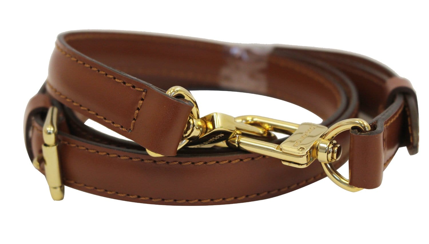 Louis Vuitton Leather Brown Shoulder Strap - Sale