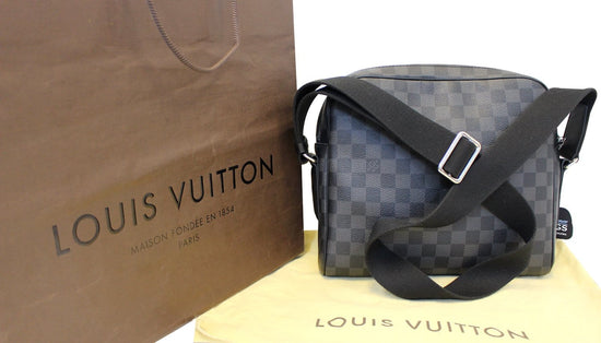 Louis Vuitton Reporter Dayton Damier Graphite MM Black/Grey in Coated  Canvas with Silver-tone - US