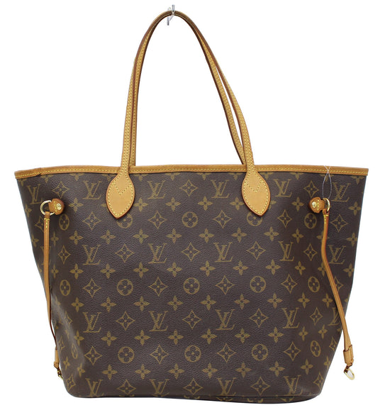 LOUIS VUITTON Neverfull MM Tote Shoulder Bag Pouch M58525 Monogram Leopard  New