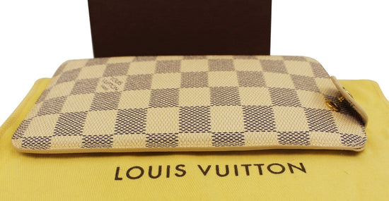 LOUIS VUITTON Damier Azur Etui A Lunettes MM Glasses Case N60025