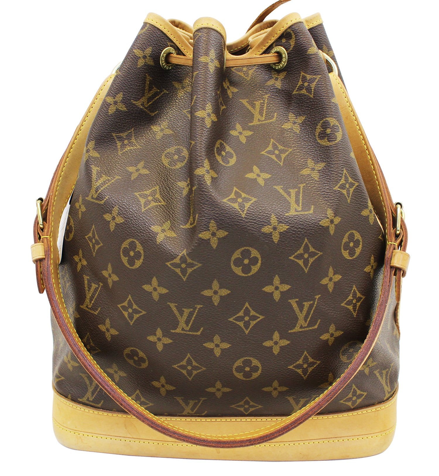 LOUIS VUITTON Pre Owned Monogram Canvas Noe Large Shoulder Bag