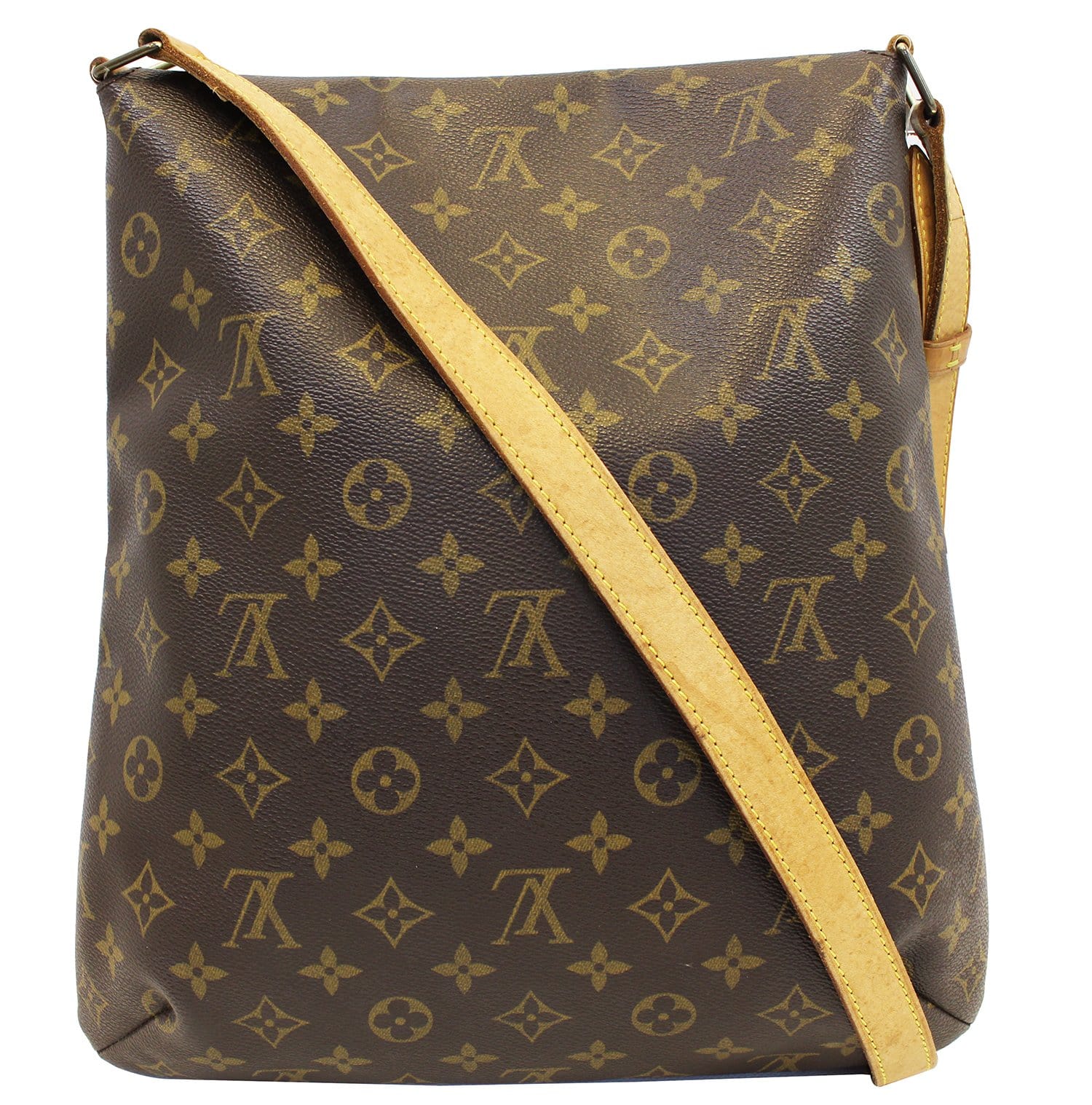 Authentic LOUIS VUITTON Musette Salsa GM Monogram Crossbody Shoulder B