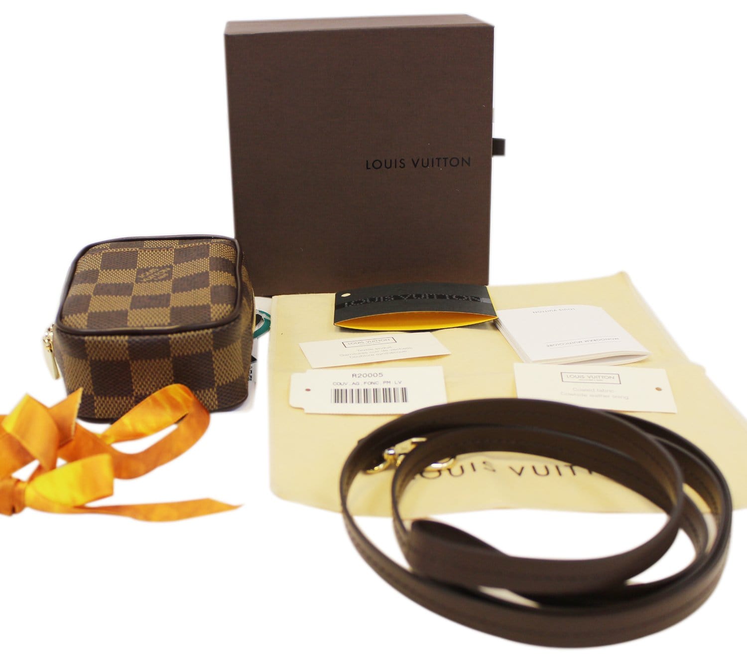 Brown Checkered LV Louis Vuitton Luxury High End Airpods Case