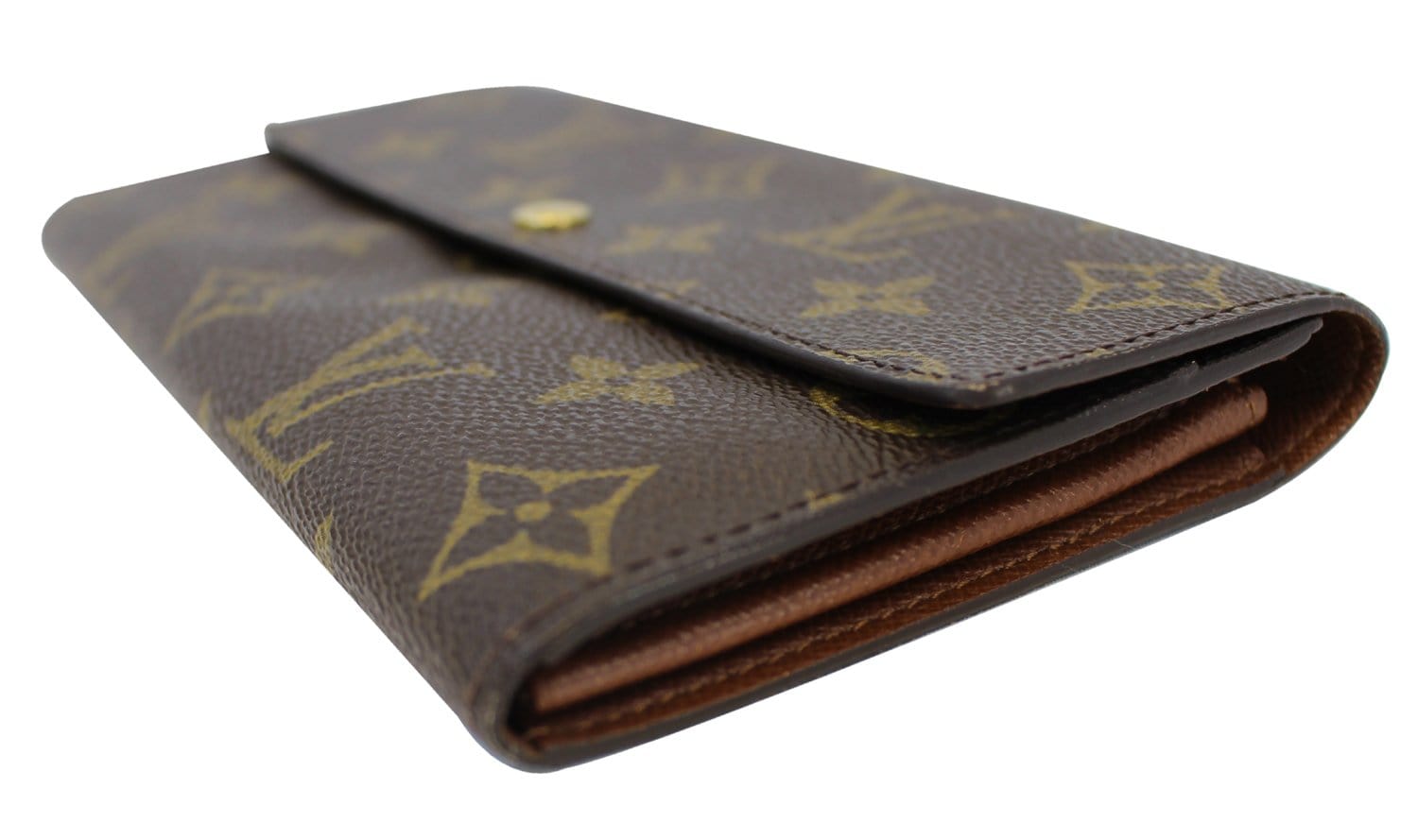 Authentic LOUIS VUITTON Monogram Sarah Long Wallet E3371