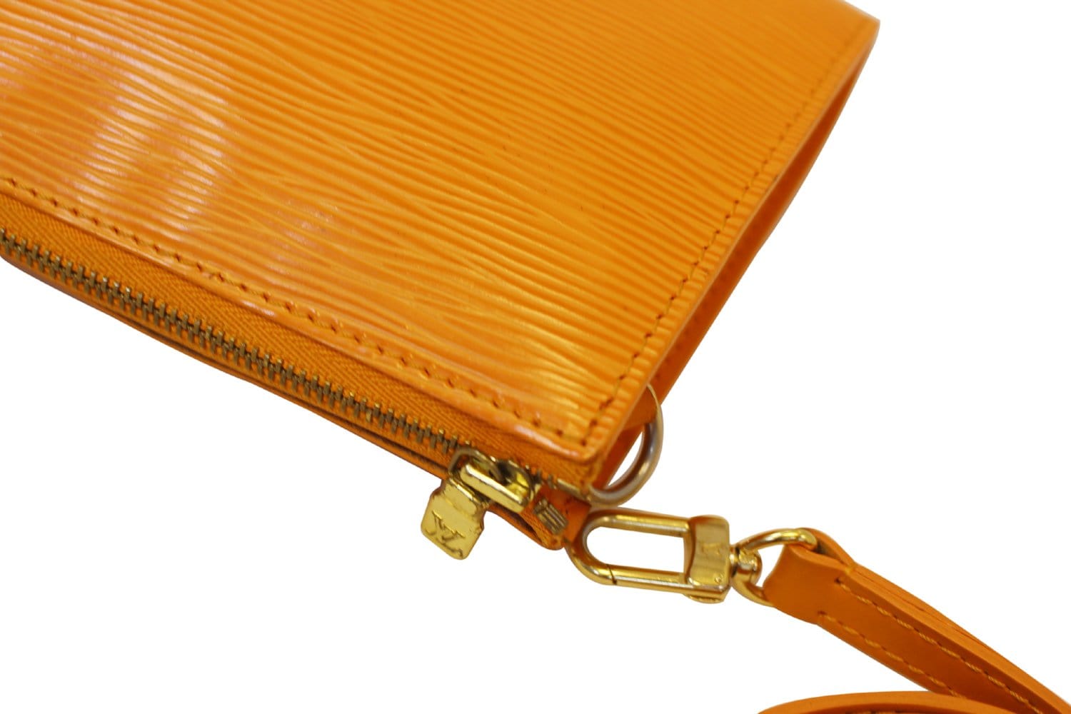 LOUIS VUITTON Epi Pochette Accessoires Long Shoulder Strap Orange