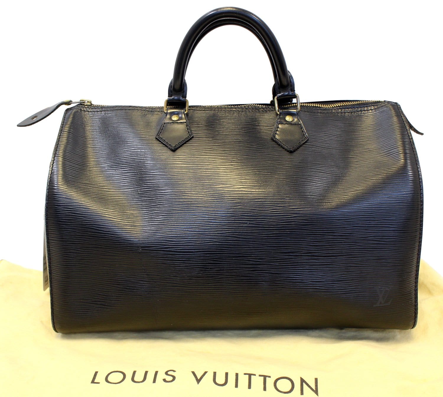 Louis Vuitton, Speedy 40 Epi Leather, signal red texture…