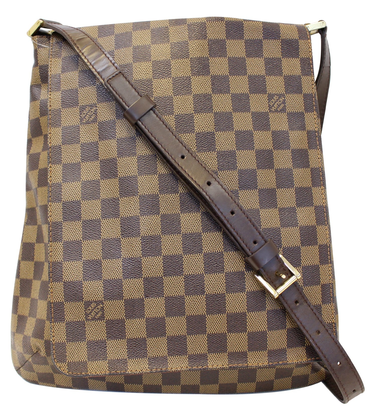 Damier Ebene Musette Salsa PM – AMUSED Co