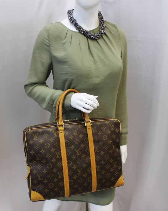 Louis Vuitton Monogram Canvas Porte Documents Voyage Briefcase