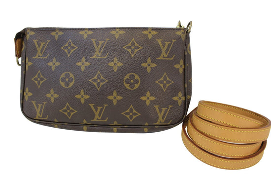 LOUIS VUITTON Monogram Pochette Accessoires Long Strap TT1496