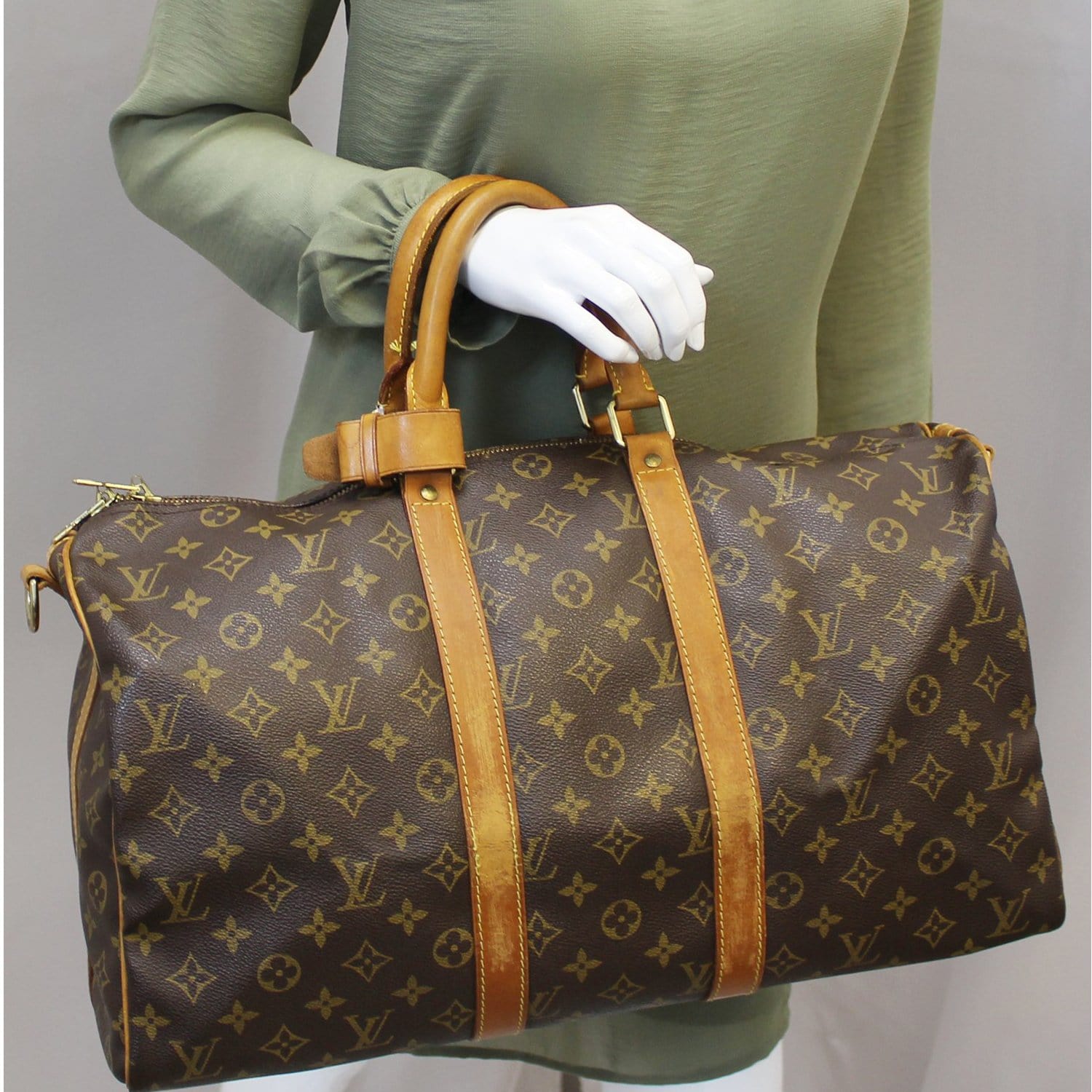 lv inspired travel bag