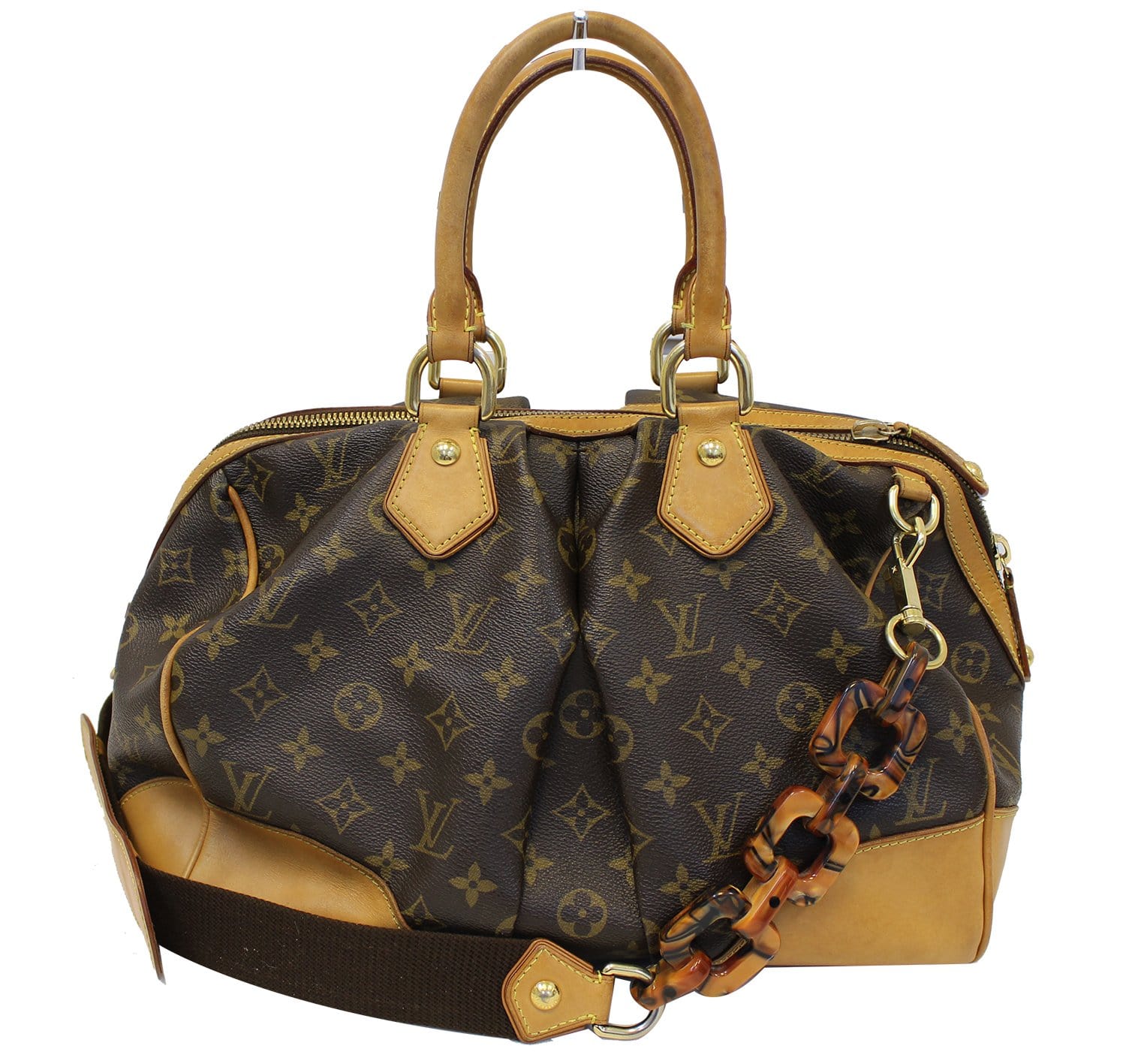 BagButler - With the classic Louis Vuitton Monogram canvas, natural cowhide  trimming and gold tone metal padlock, this Louis Vuitton Speedy Bandoulière  25 will speak for itself. Roomy and adaptable, this is