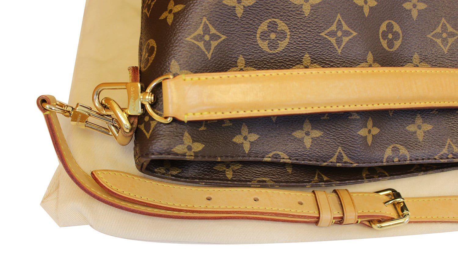 LOUIS VUITTON Monogram Canvas Melie Hobo Shoulder Bag