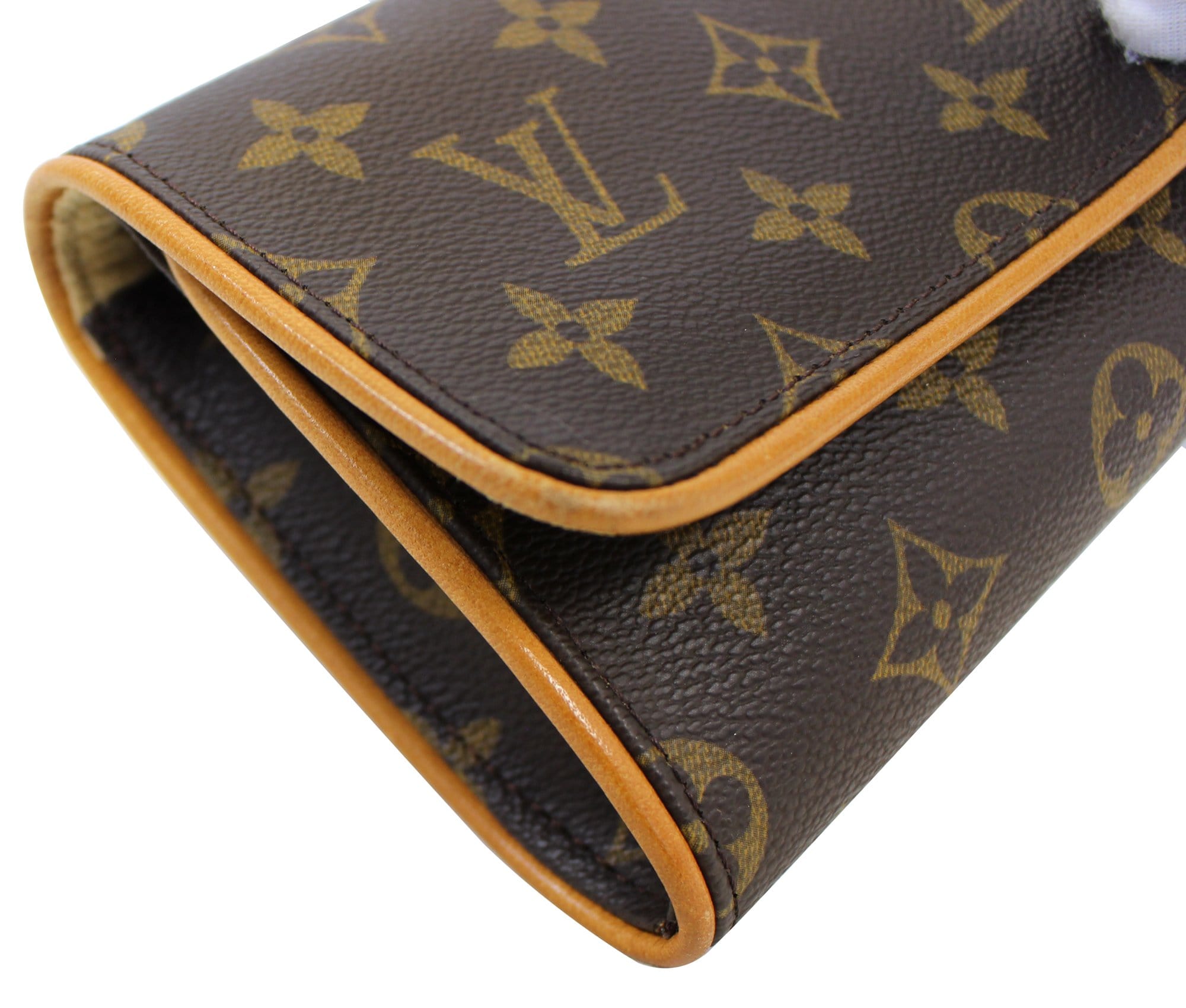 Auth Louis Vuitton Monogram Pochette Twin GM Shoulder Bag M51852