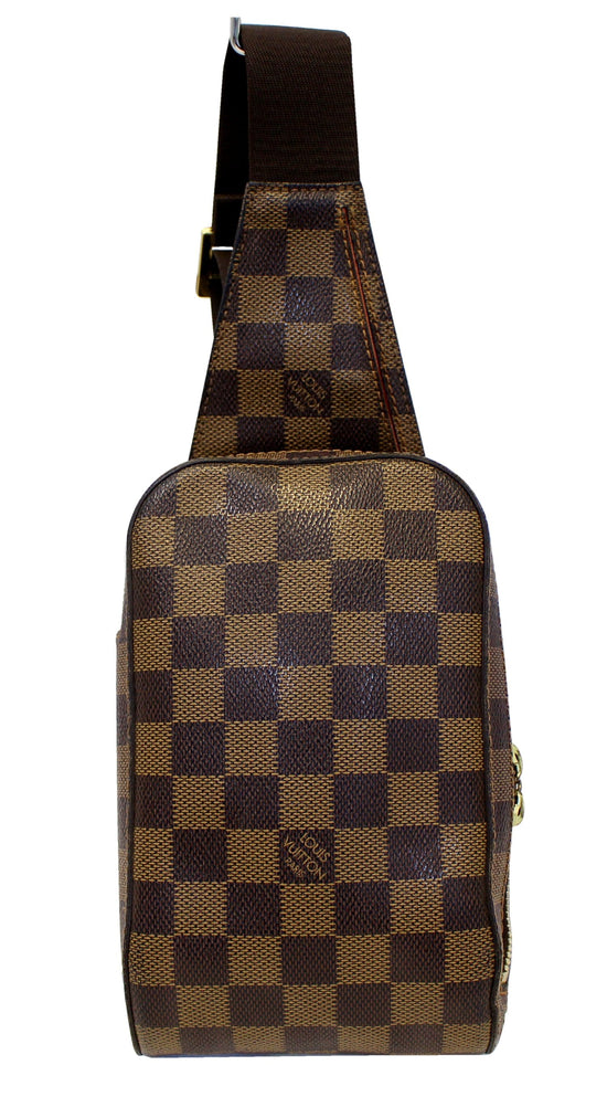 Louis Vuitton Geronimos Brown Canvas Shoulder Bag (Pre-Owned)