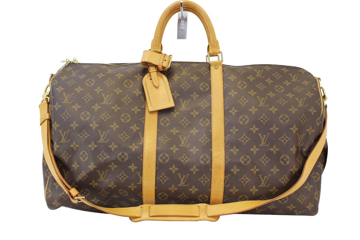 LOUIS VUITTON Monogram Keepall Bandouliere 55 Boston Bag SP0998