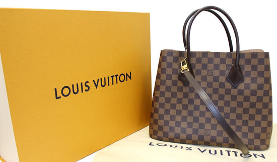 Louis Vuitton N41435 Kensington Damier Ebene Tote w Strap