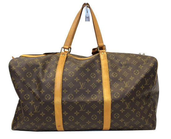 Louis Vuitton 1996 pre-owned Monogram Sac Souple 55 travel bag, Brown