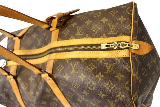 Louis Vuitton Vintage Brown Monogram Sac Souple 55 Luggage Bag –